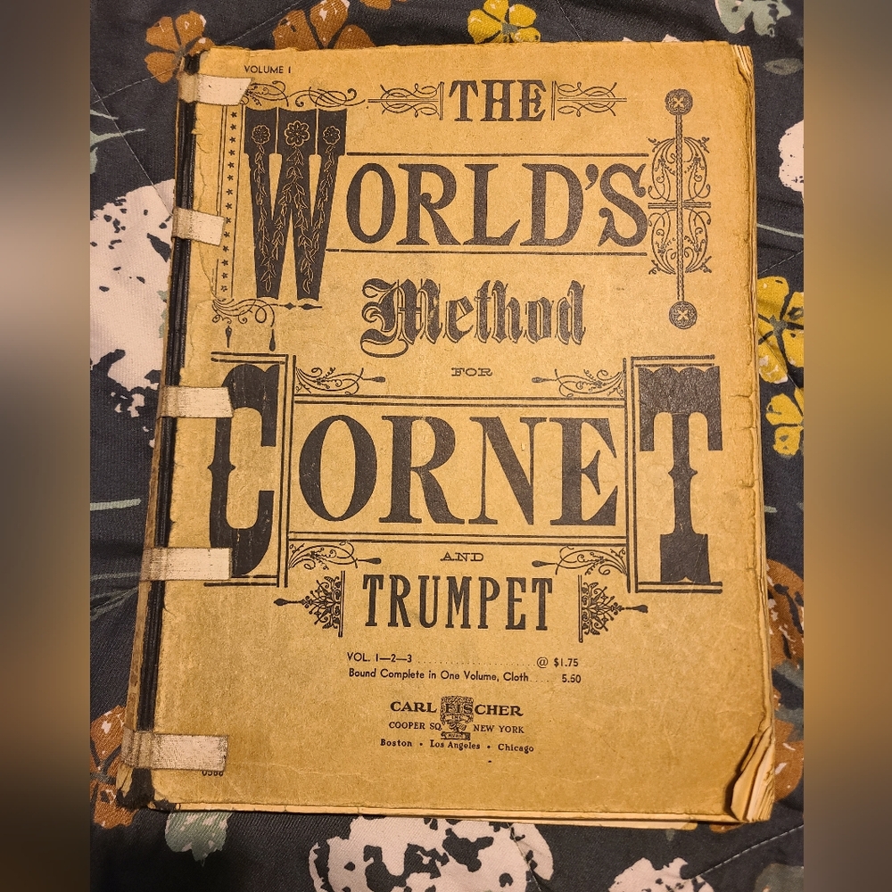 World’s Method Cornet & Trumpet Volume 1 by Jean White (1887)